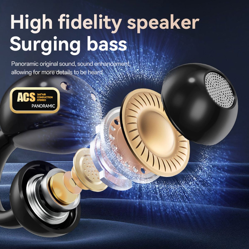 Ai Smart Bluetooth Translator Headphone, 144 Languages Translator Touch Control Wireless Earbuds With Noise Cancelling Color Purple product image