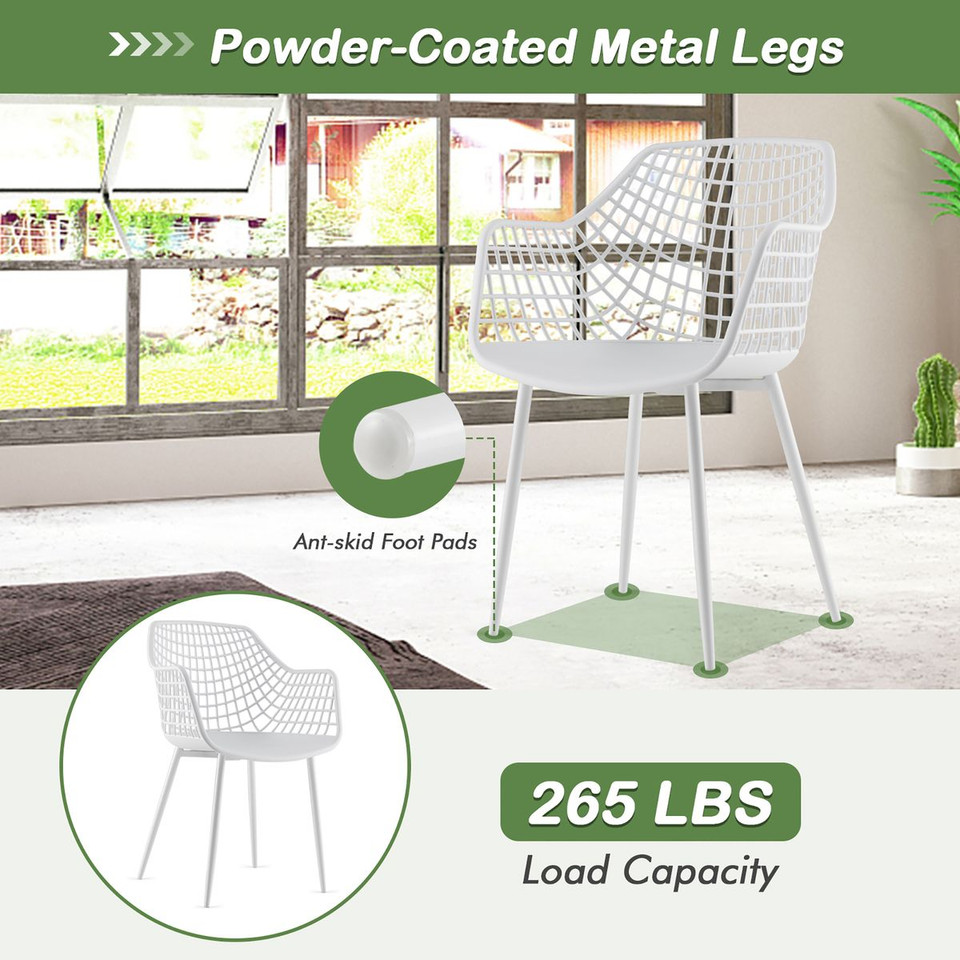 Modern Dining Chair with Metal Legs (Set of 4) product image