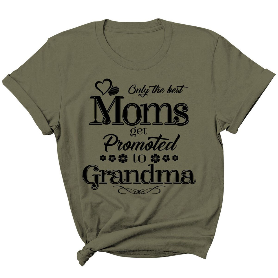 Women's 'Moms Get Promoted...' Short Sleeve T-Shirt product image