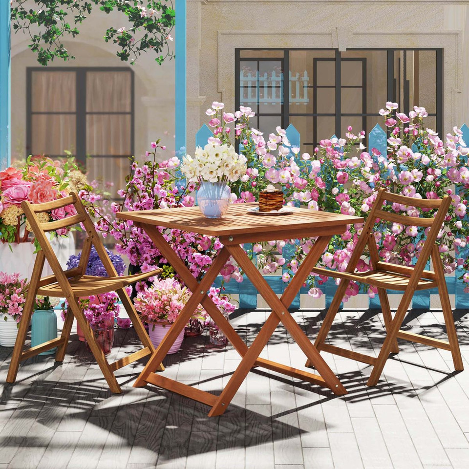 29.5" x 29.5" Patio Dining Table with 2" Umbrella Hole product image