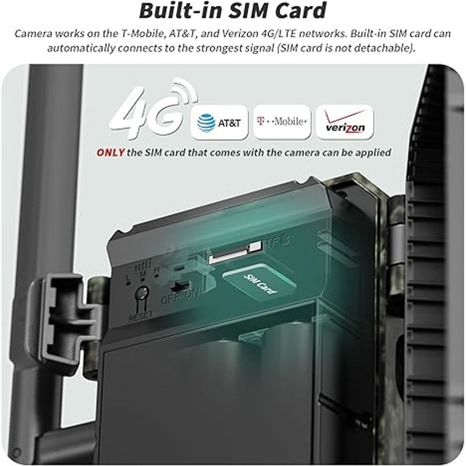 SEHMUA 4G LTE 3rd Gen Live Streaming Trail Camera product image