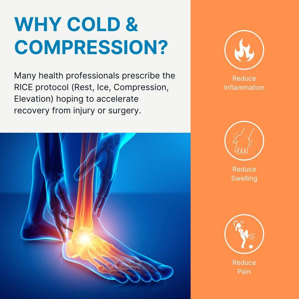 NatraCure Cold Therapy Wrap with 14" Strap (2-Pack) product image