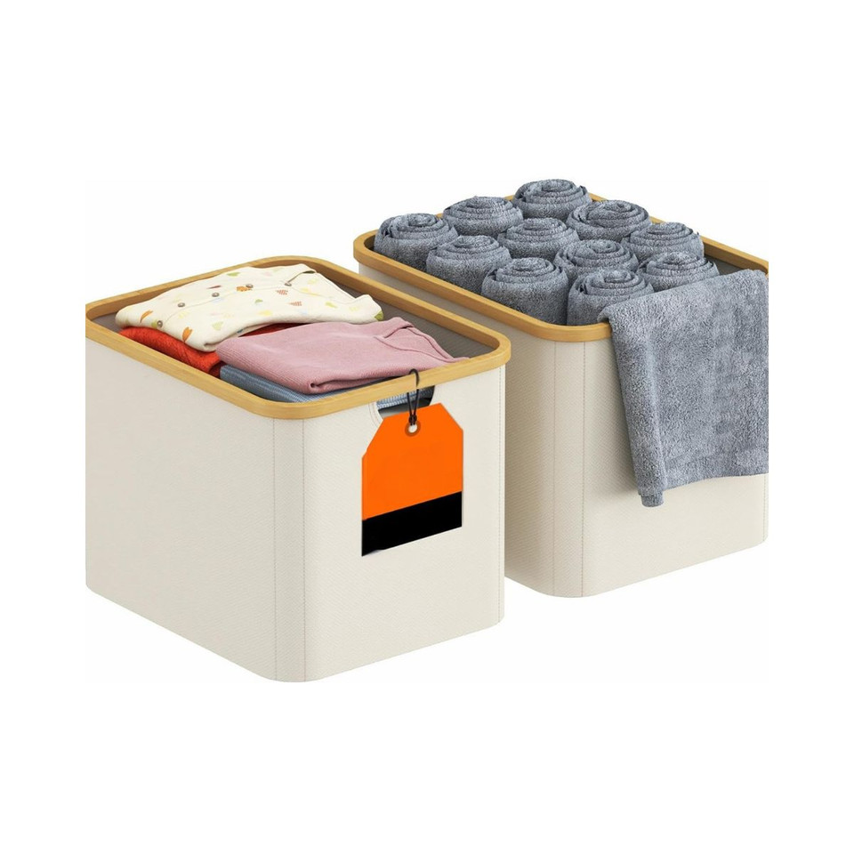 42L Foldable Storage Hamper (2-Pack) product image