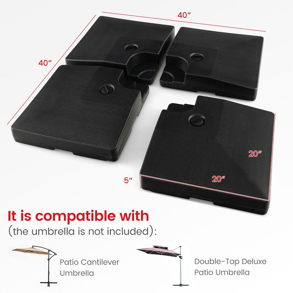 Fillable Cantilever Patio Umbrella Base Stand product image