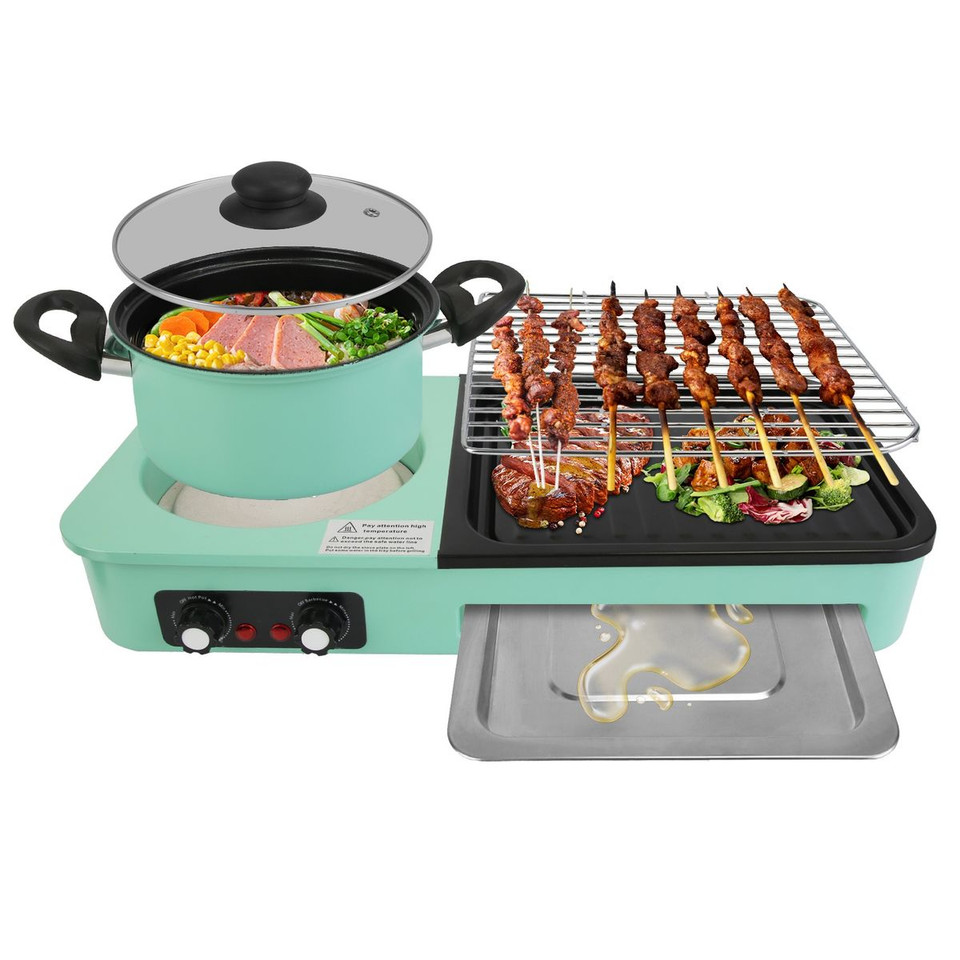 3-in-1 Electric Hot Pot with Grill product image