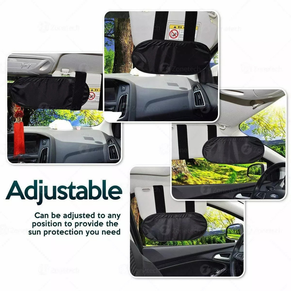 Zone Tech Anti-Glare Windshield Car Visor product image