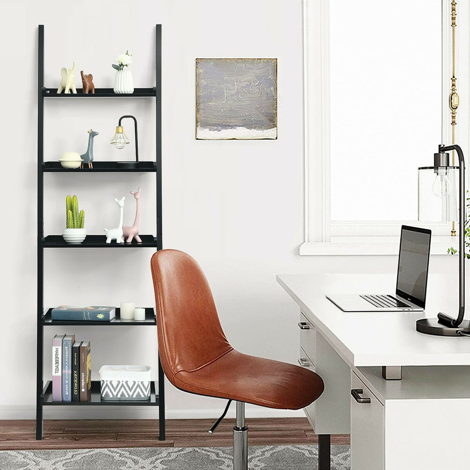 5-Tier Leaning Wall Ladder Shelf  product image