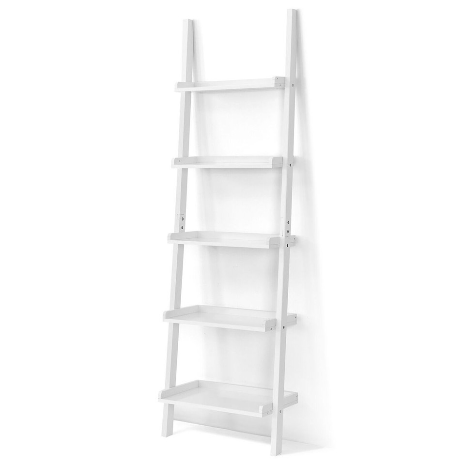 5-Tier Leaning Wall Ladder Shelf  product image