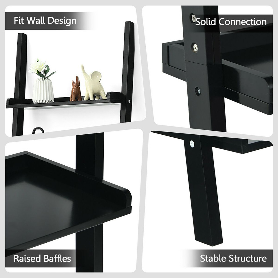 5-Tier Leaning Wall Ladder Shelf  product image