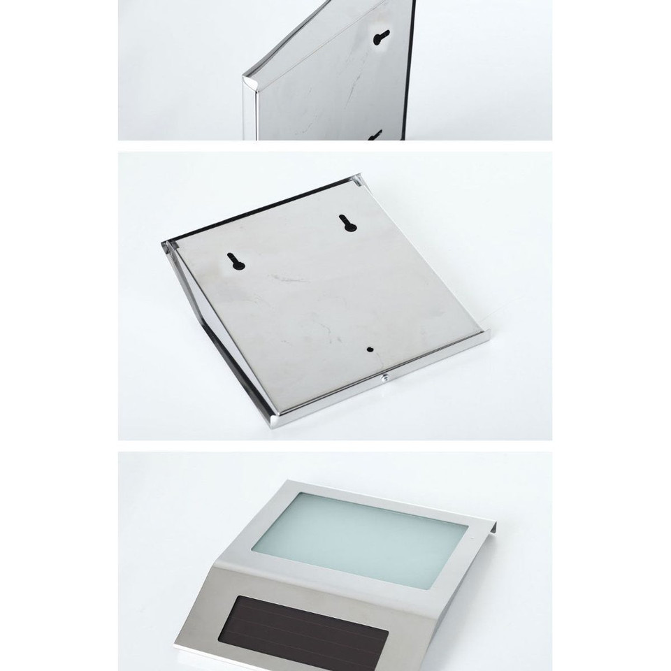 Solar Stainless Steel House Number Light with White LEDs product image