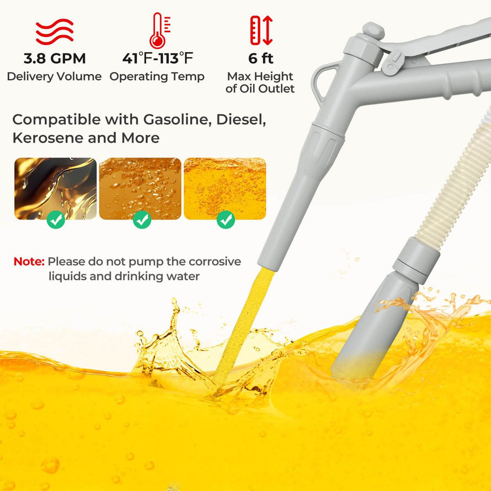 Fuel Transfer Pump with Hand Trigger Nozzle product image