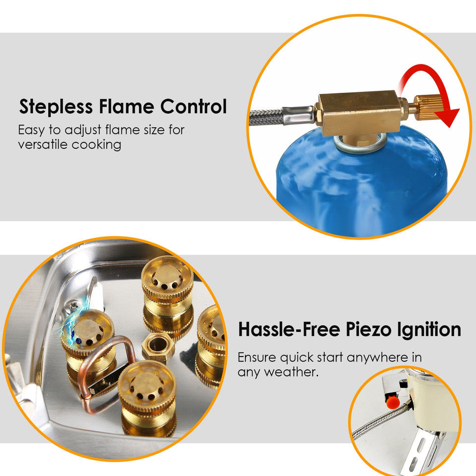 LakeForest Portable Butane Camping Stove product image