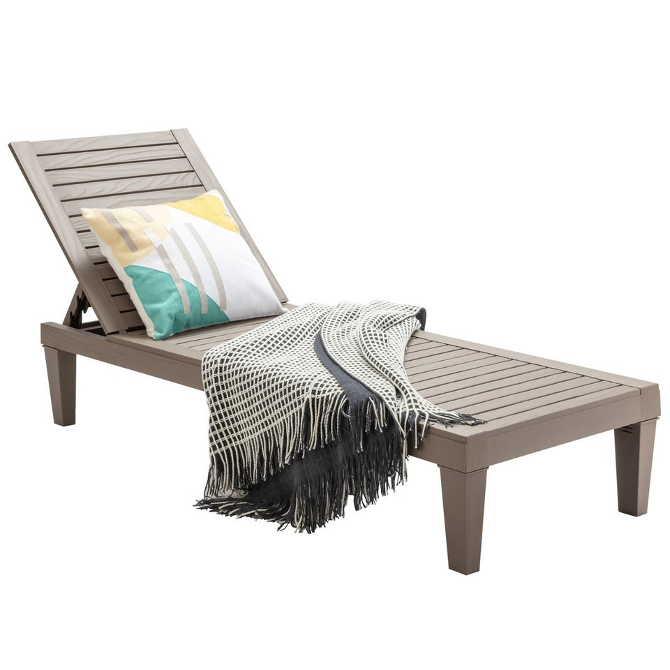 Outdoor Chaise Lounge Chair with Adjustable Backrest (2-Pack) product image