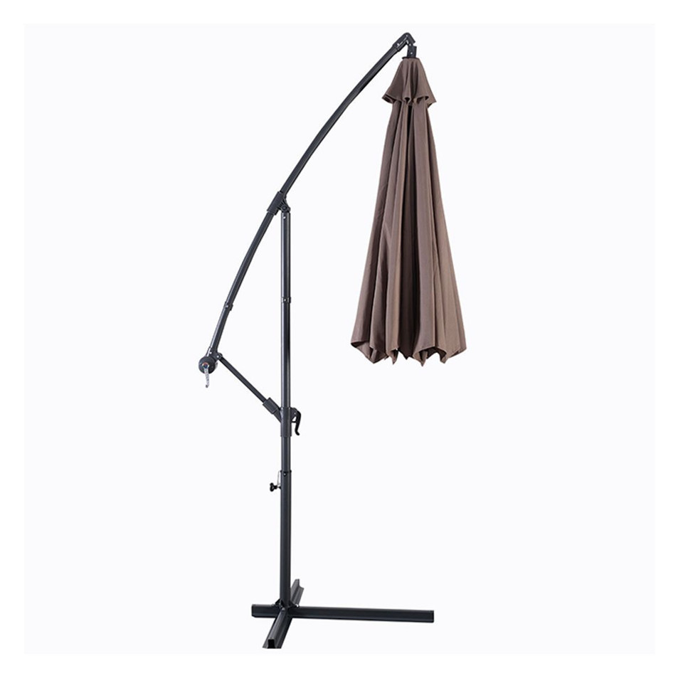 10' Hanging Offset Outdoor Market Patio Umbrella  product image
