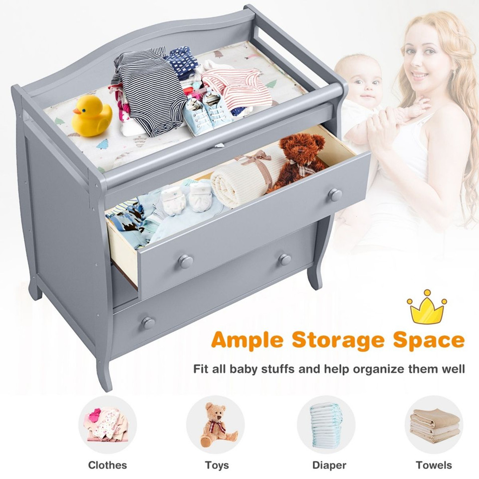 Baby Changing Table with 3 Drawers  product image