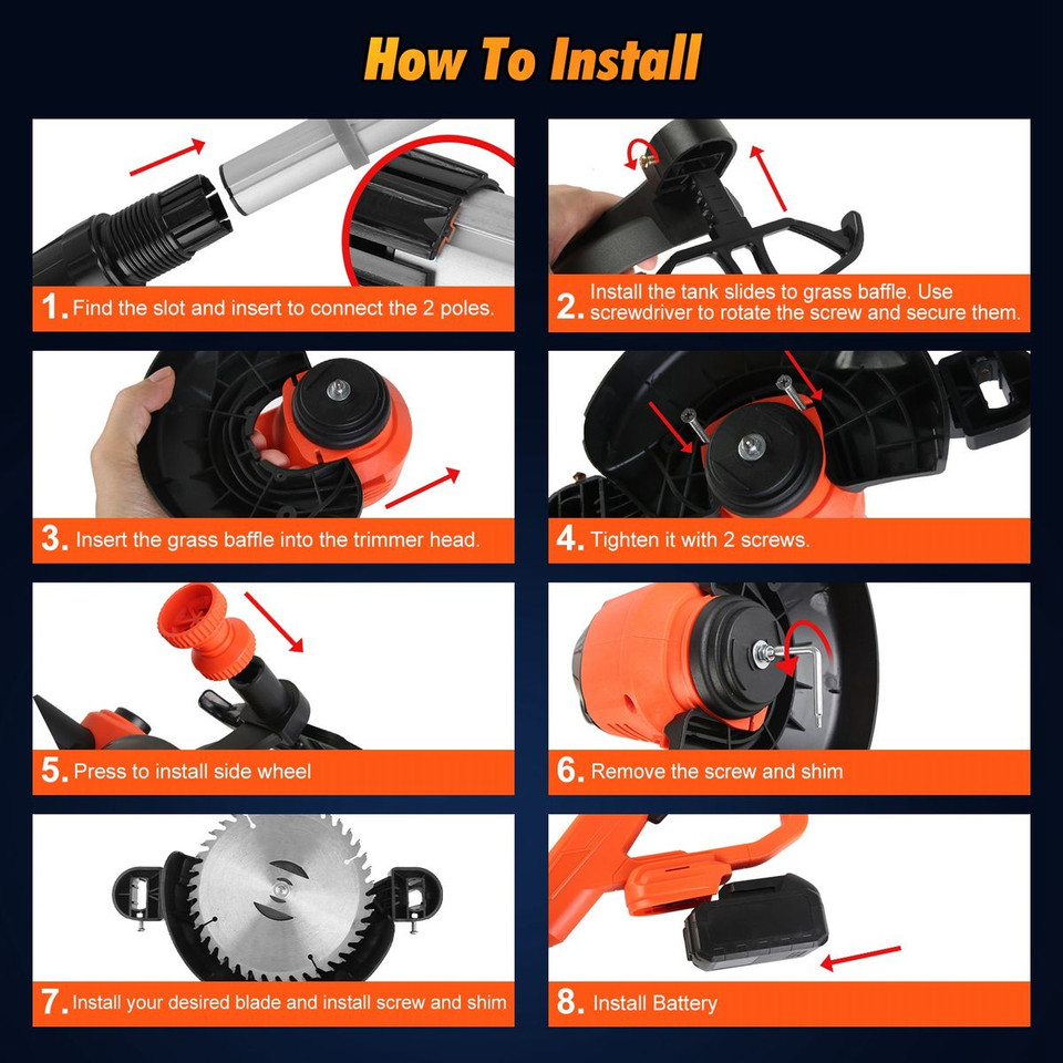 iMounTEK Cordless Grass Trimmer product image