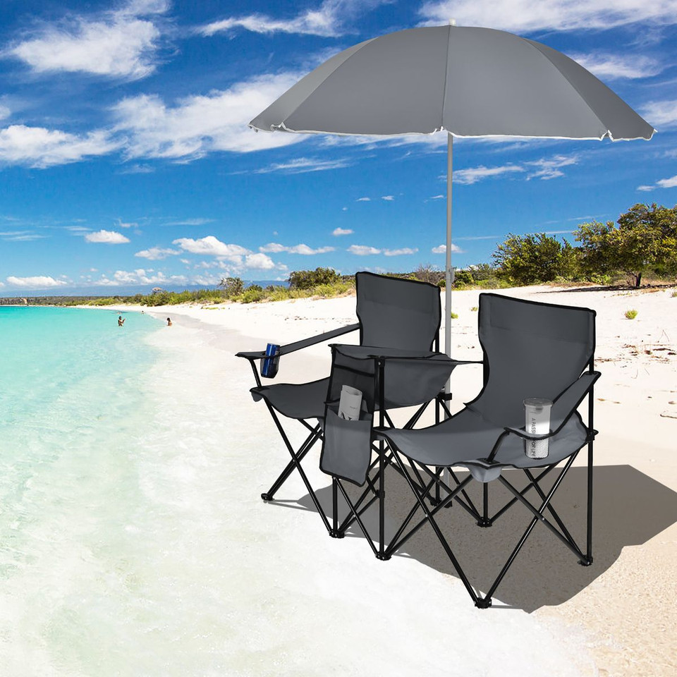 Folding Double Chair with Umbrella product image