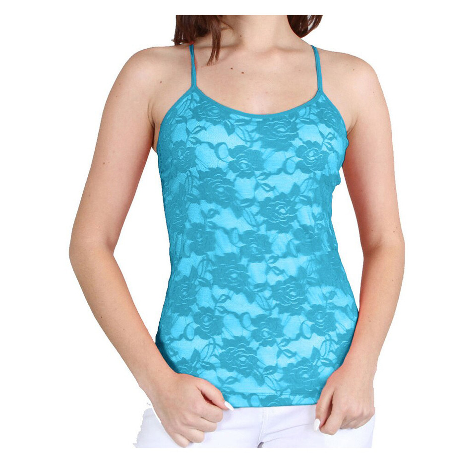 Women's Spandex Nylon Seamless Camisole Lace Top product image