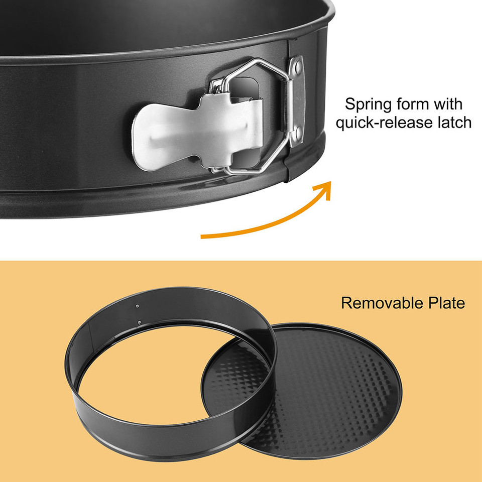 3-Piece Nonstick Springform Cake Pans product image