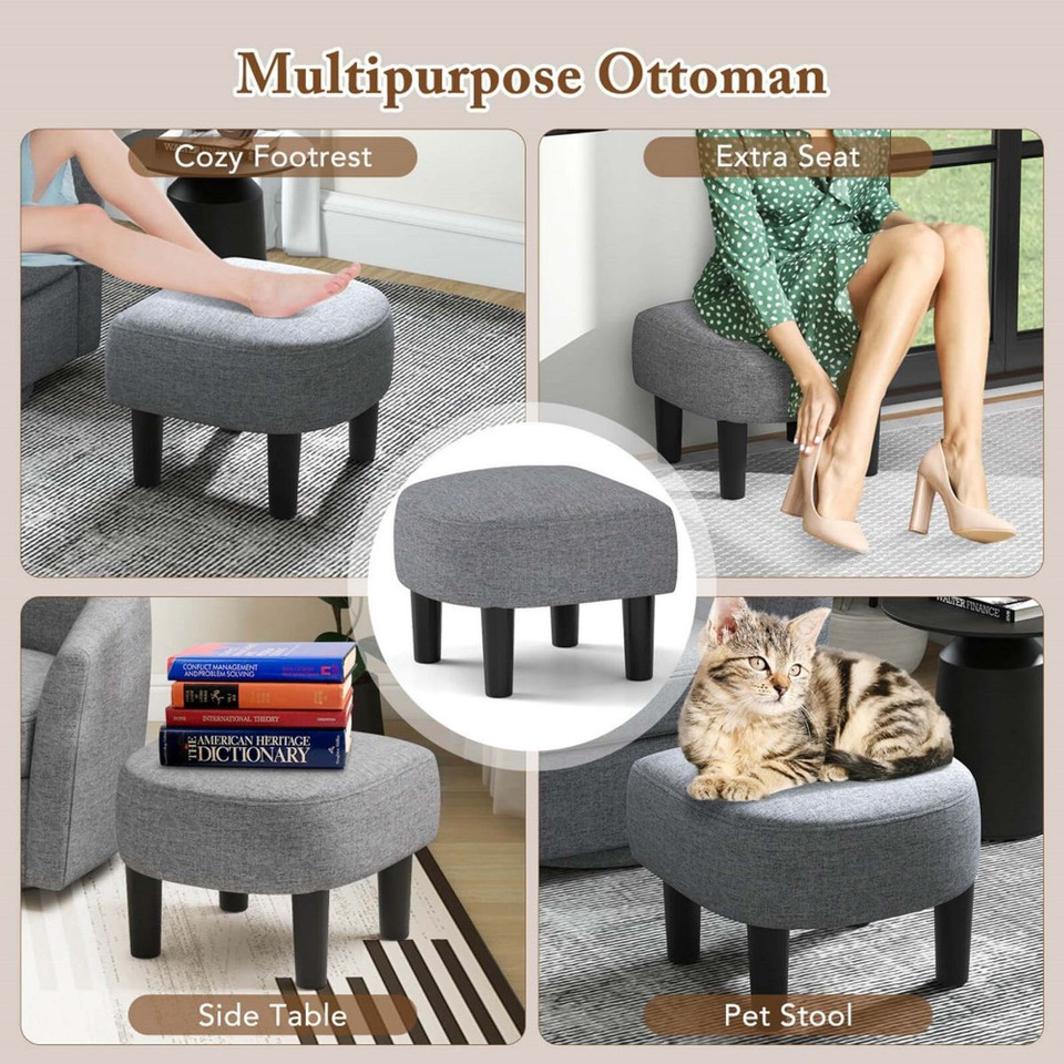 Swivel Barrel Chair with Ottoman product image