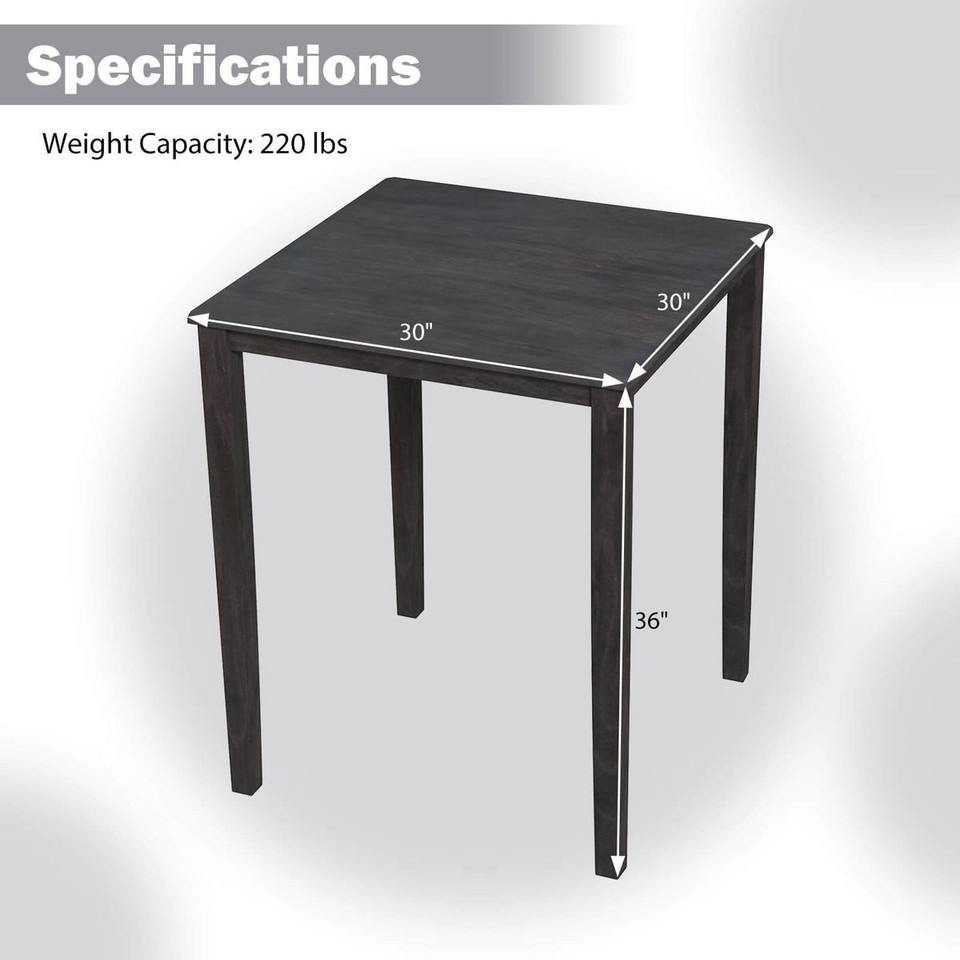4-Person Solid Wood Dining Table  product image