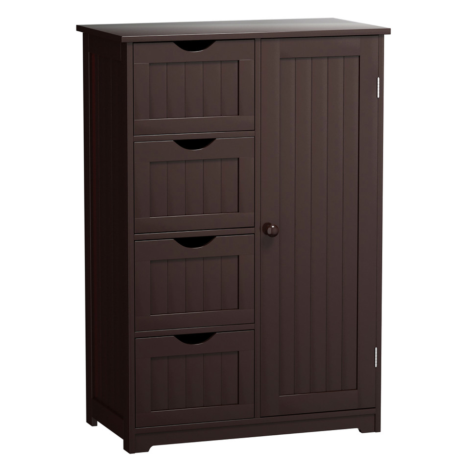 4-Drawer Standing Bathroom Storage Cabinet product image