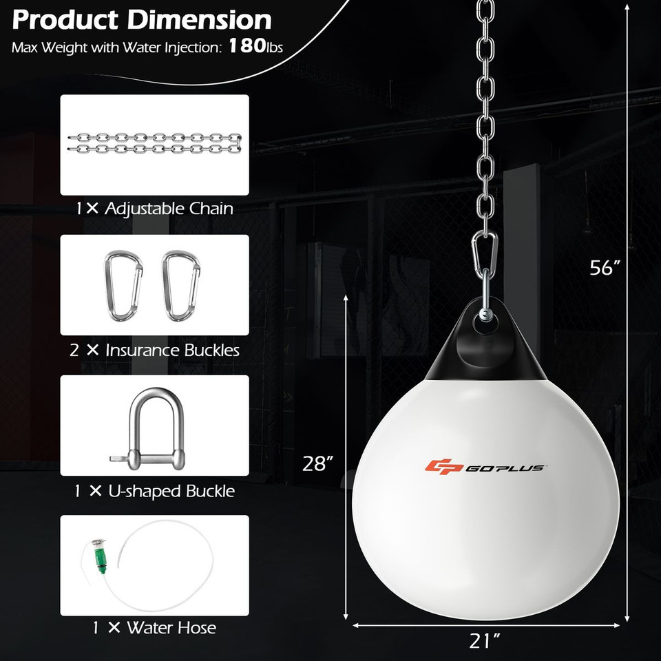 21" Water Punching Bag with Adjustable Hanging Chain product image