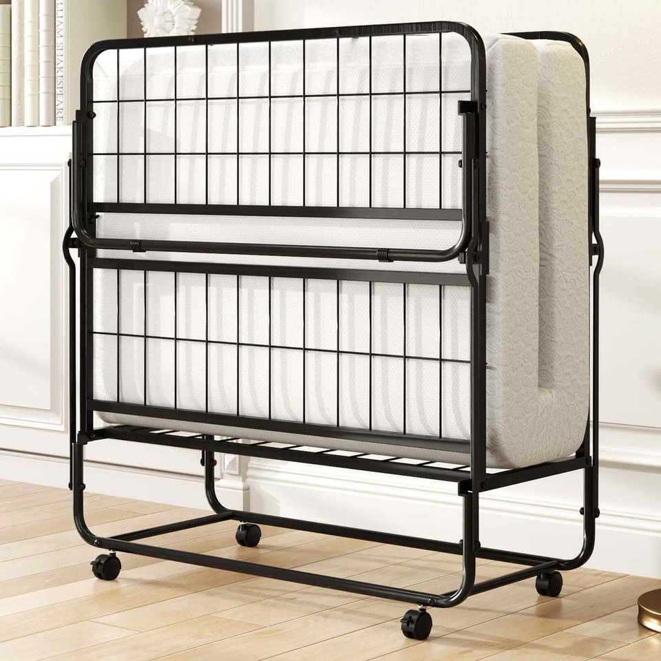 Rollaway Folding Bed with Deluxe Memory Foam Mattress product image