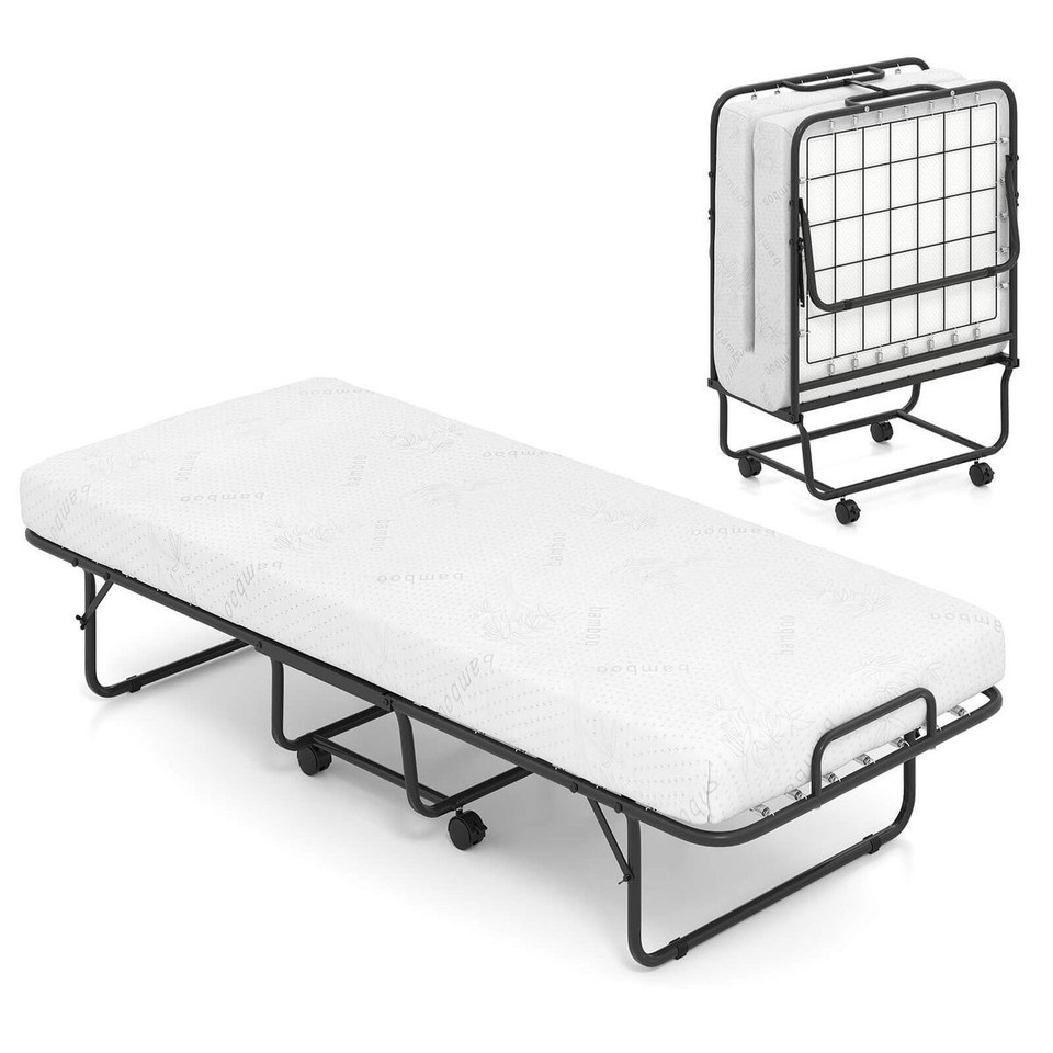 Rollaway Folding Bed with Deluxe Memory Foam Mattress product image