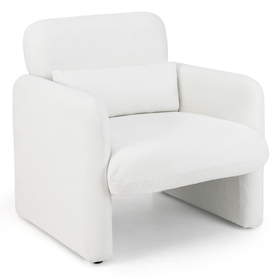 Chenille Accent Chair with Removable Lumbar Pillow product image
