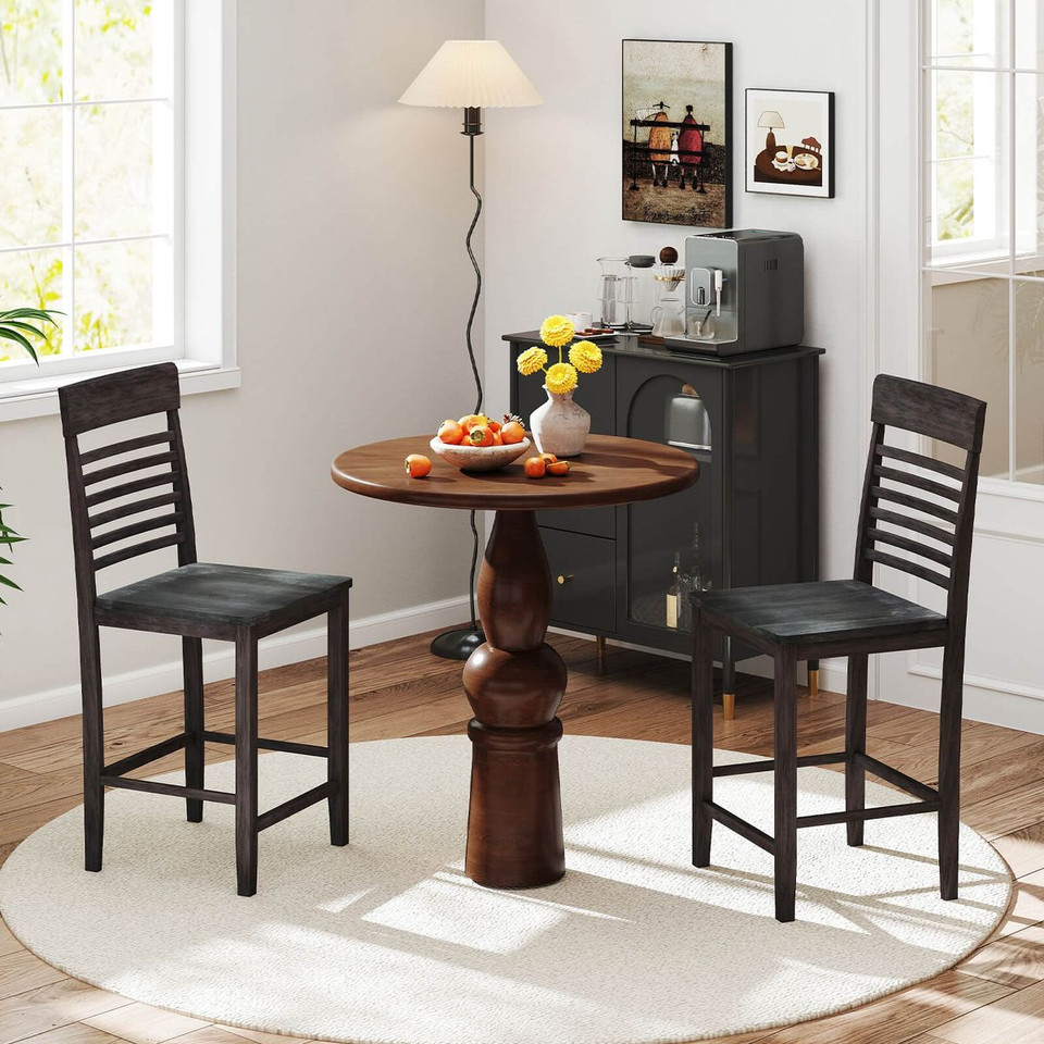 Counter-Height Dining Chair with Footrests  product image