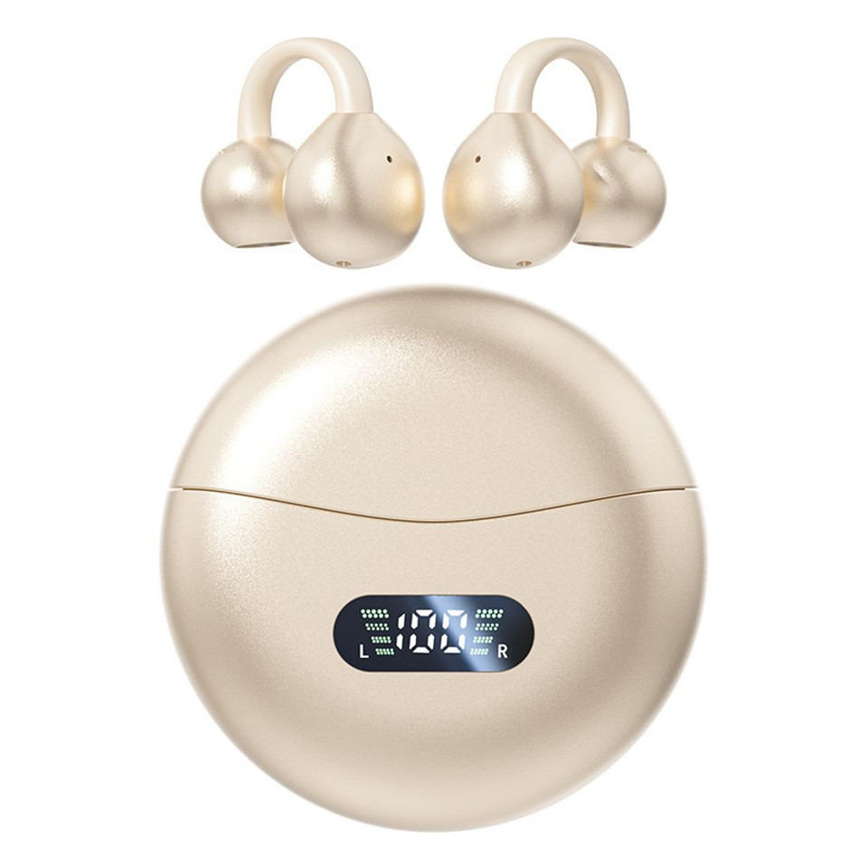 AI Translation Earbuds Real Time, Two Way 144 Languages Translator Earbuds Device for iOS Android, Wireless AI Headphones for Business Travel,Beige product image
