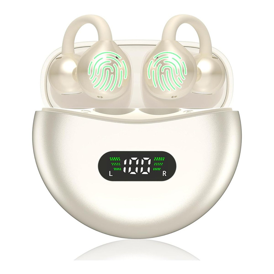 AI Translation Earbuds Real Time, Two Way 144 Languages Translator Earbuds Device for iOS Android, Wireless AI Headphones for Business Travel,Beige product image