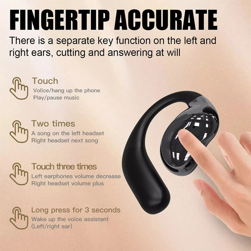Ai Translating Ear Buds,Wireless Bluetooth Earphone 144 Languages Real Time Language Translator,For Travel Business Learning Color Black product image