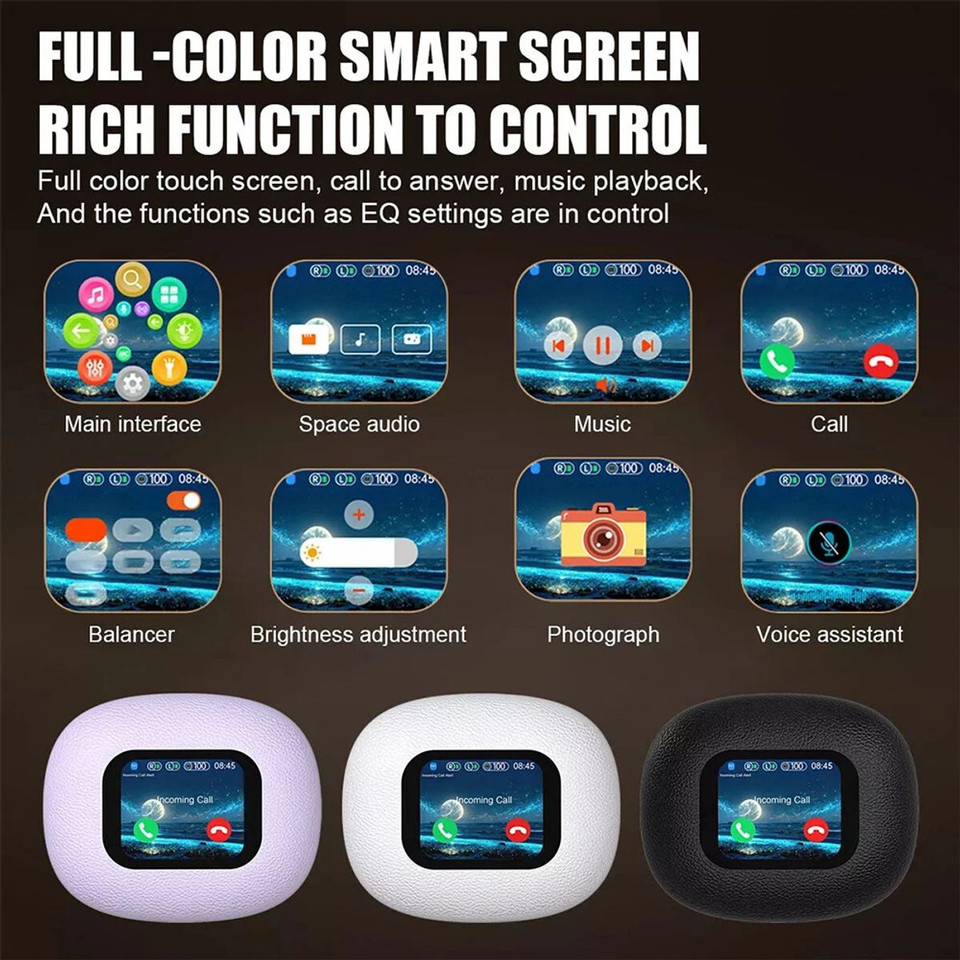 Ai Translating Ear Buds,Wireless Bluetooth Earphone 144 Languages Real Time Language Translator,For Travel Business Learning Color Black product image