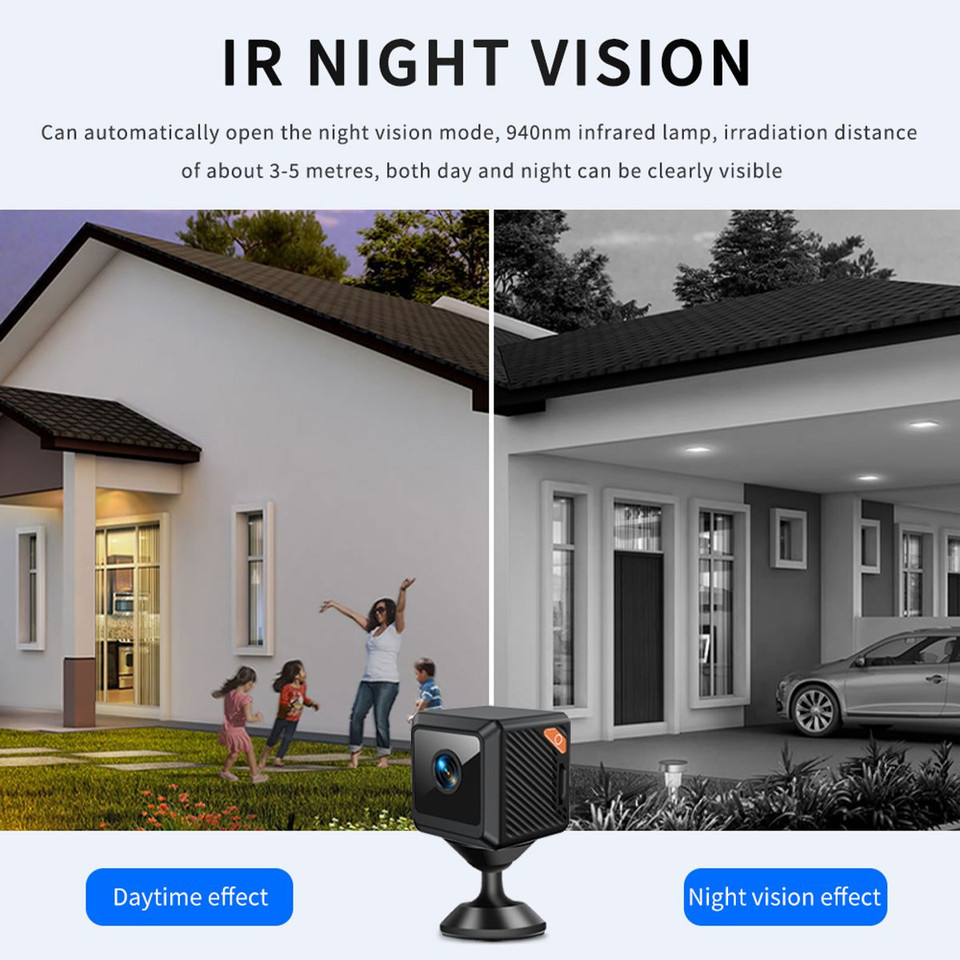 Indoor Security Camera,1080P Camera for Home Security Wi-Fi Camera,Motion Detection,Night Vision,Real-Time Alert,With 32G Card product image