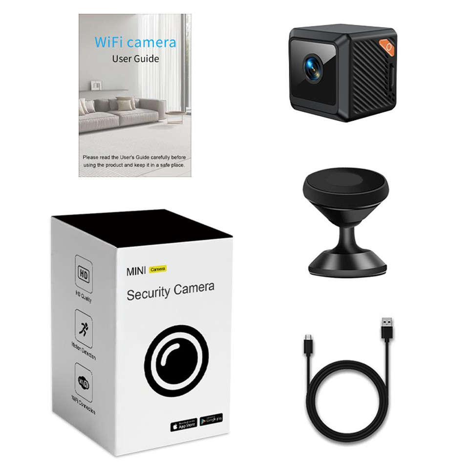 Indoor Security Camera,1080P Camera for Home Security Wi-Fi Camera,Motion Detection,Night Vision,Real-Time Alert,With 32G Card product image