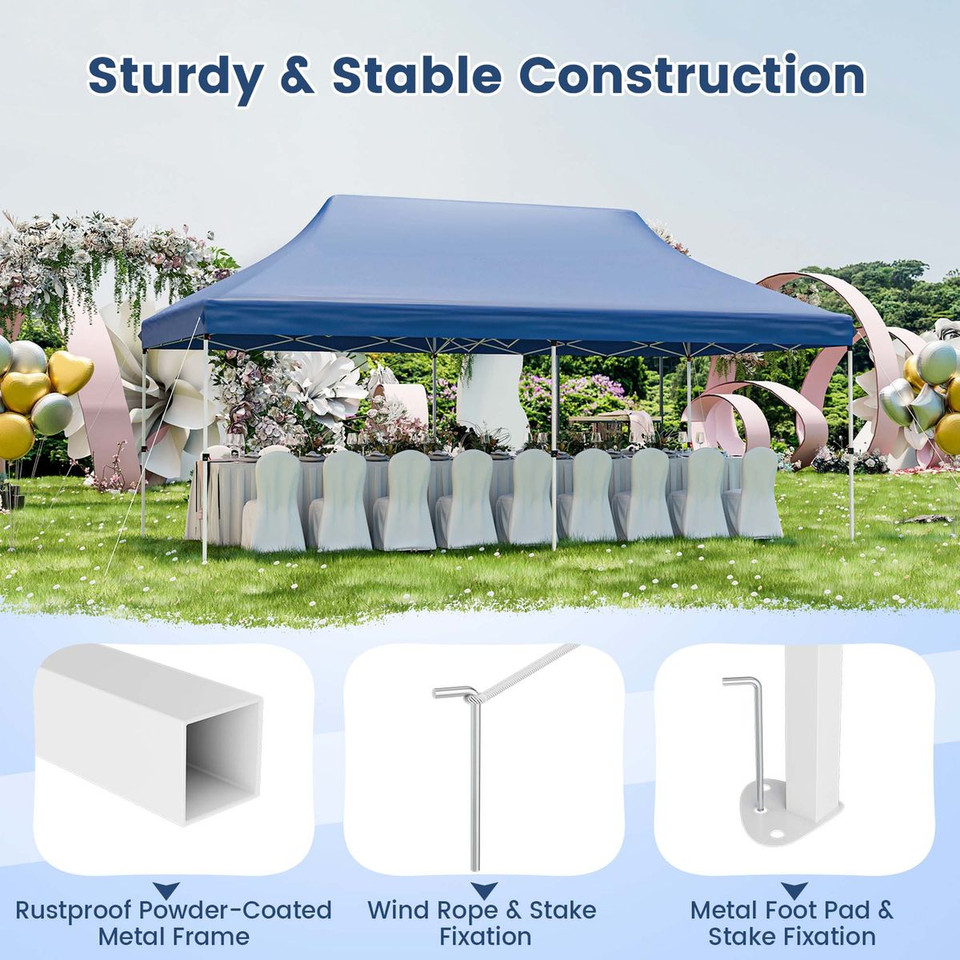 10 x 20-foot Pop-up Canopy with UPF50+ Sun Protection product image