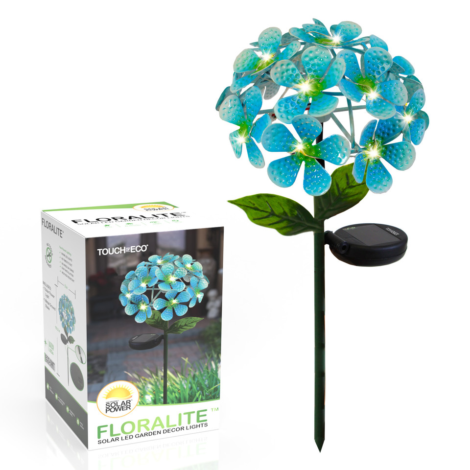 FLORALITES: Solar LED Metal Flower Décor Stake Light (1- to 3-Pack) product image