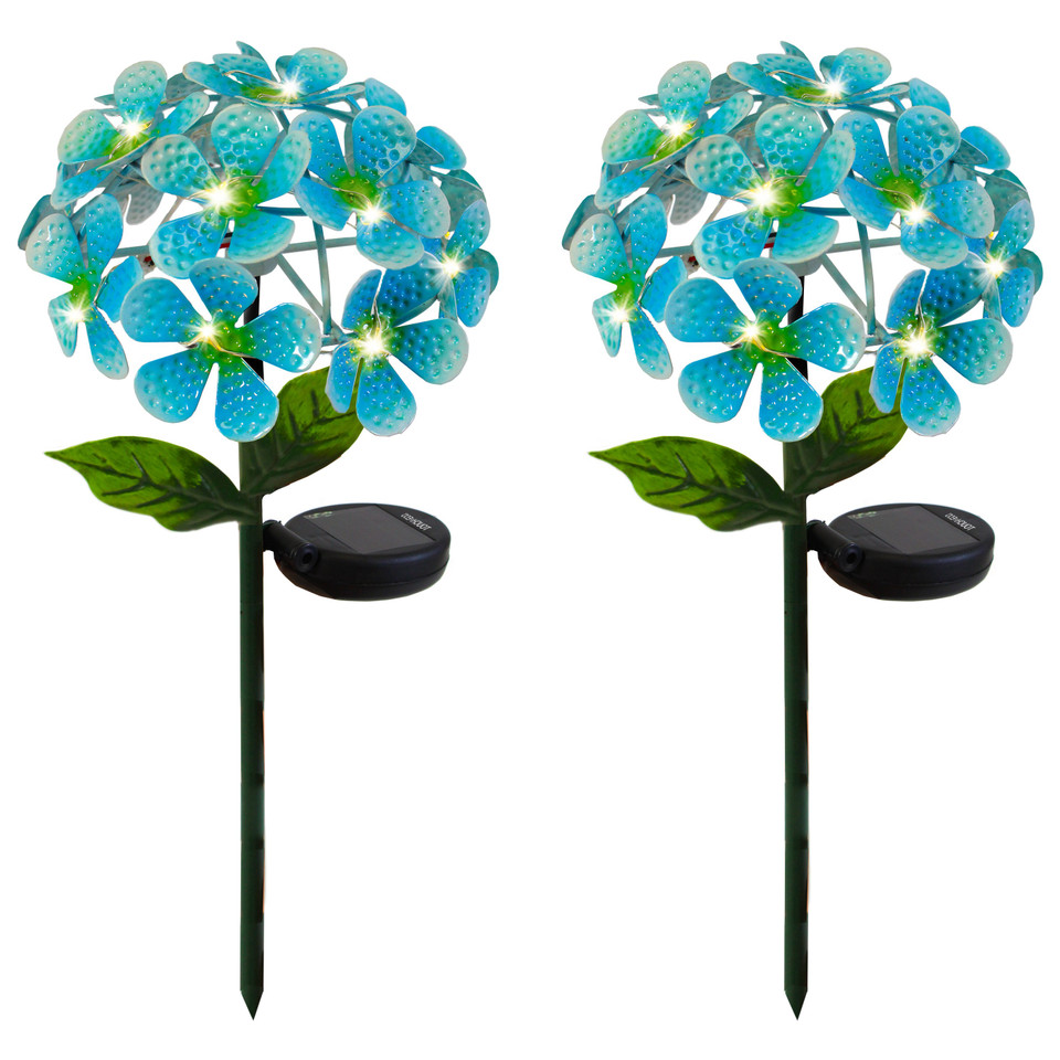 FLORALITES: Solar LED Metal Flower Décor Stake Light (1- to 3-Pack) product image