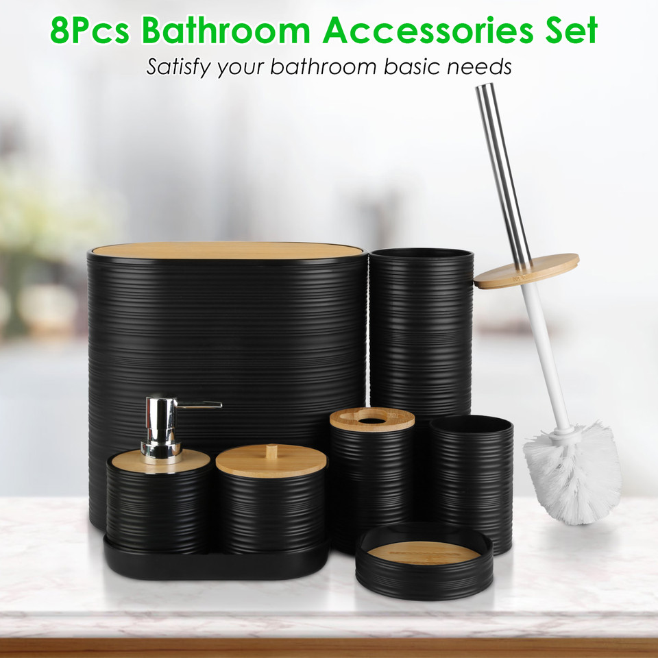 Newhome 8-Piece Bathroom Accessory Set product image