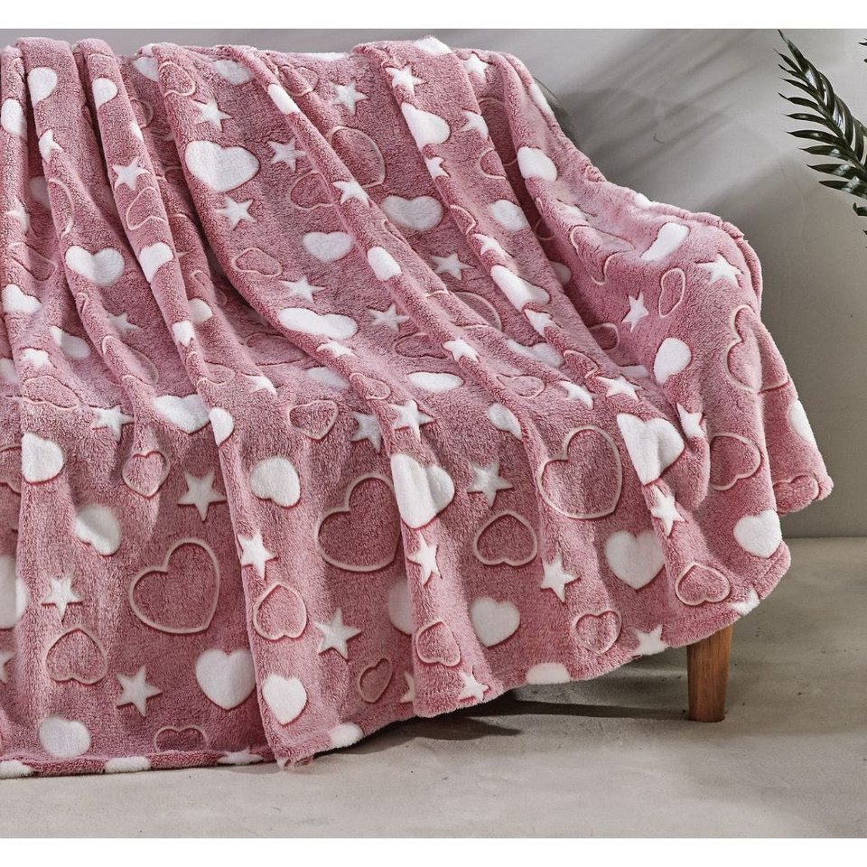50 x 60-Inch Glow-in-the-Dark Blanket (1- or 2-Pack) product image