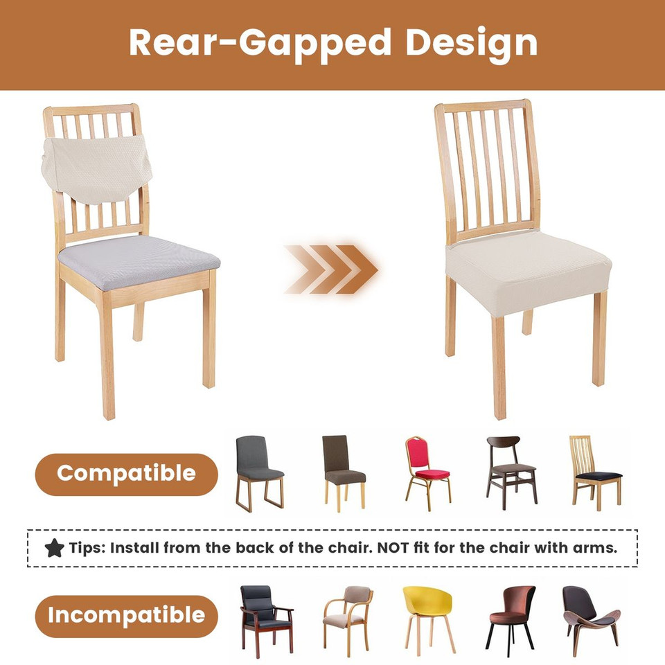 NewHome Dining Chair Slipcovers (4-Pack) product image