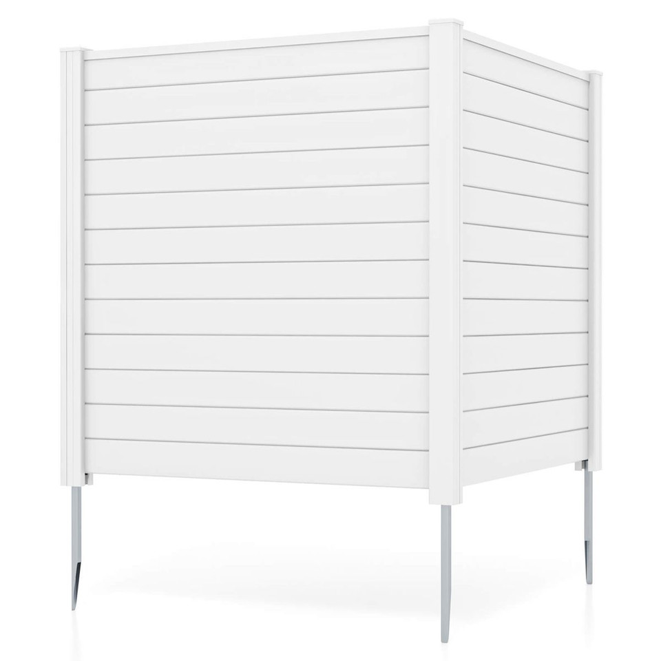 48"L x 48"H Outdoor Privacy Fence Panels with Metal Ground Stakes product image
