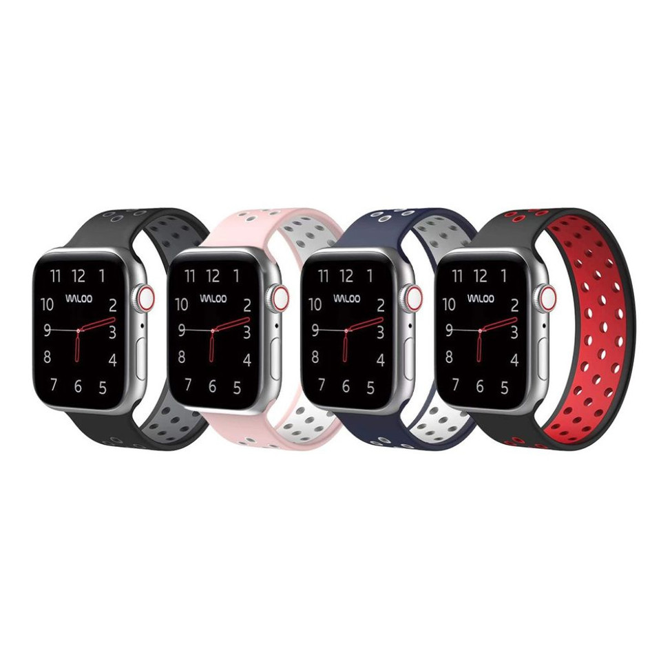 Waloo® Breathable Silicone Band for All Apple Watch Series product image