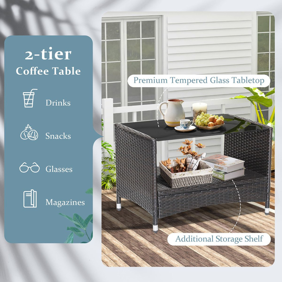 Patio Conversation Set with Soft Cushions (4-8 Pieces) product image