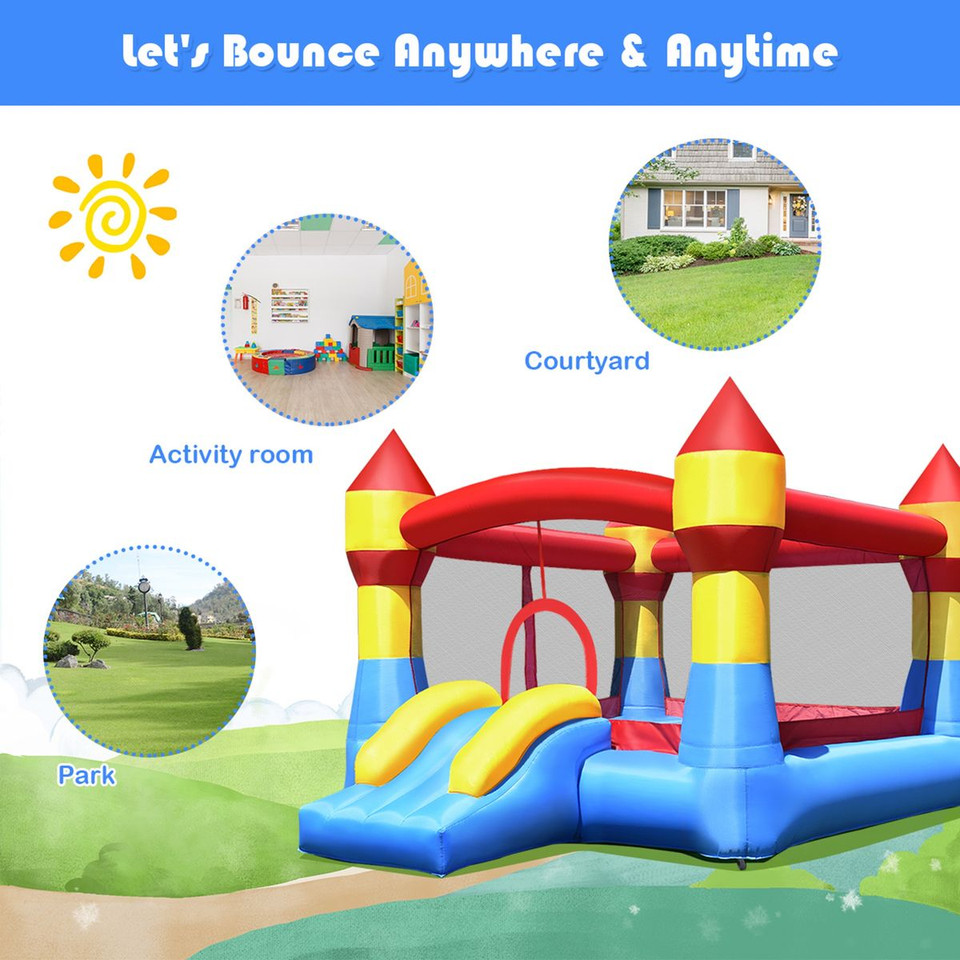 3-in-1 Kids Inflatable Bounce House  product image