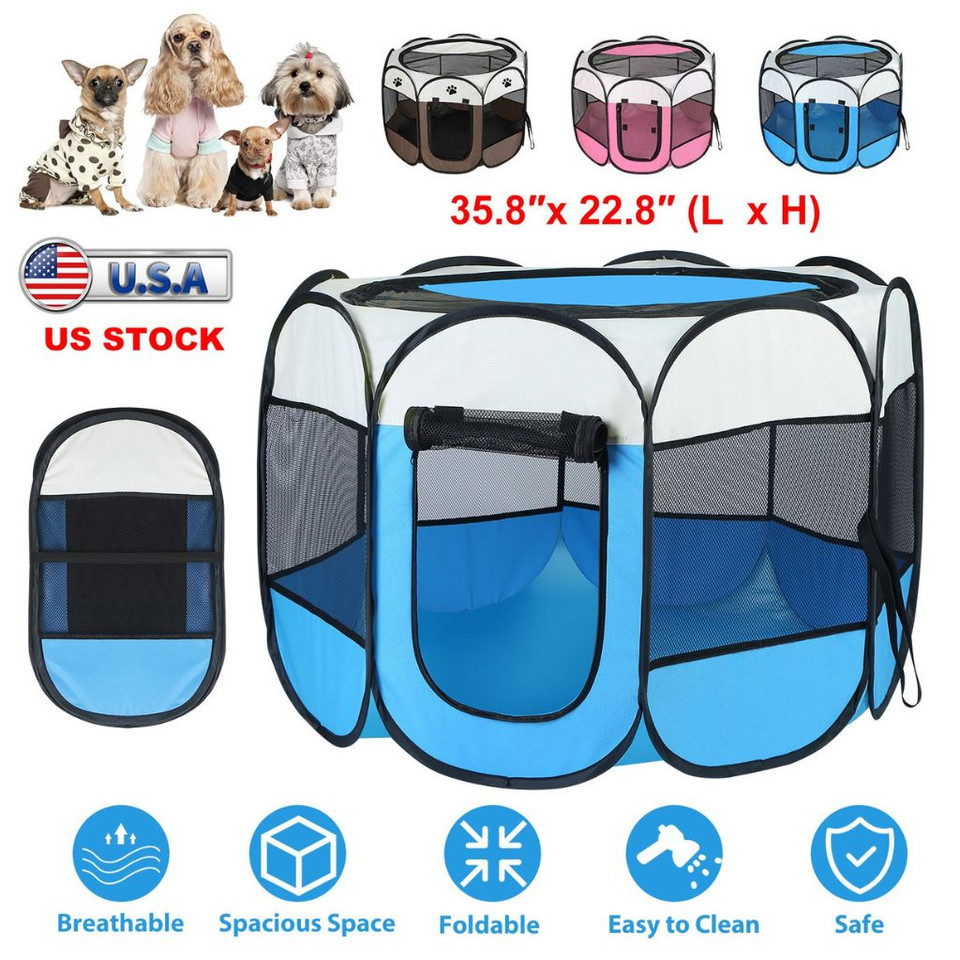 PetLuv™ Portable Foldable Pet Playpen product image