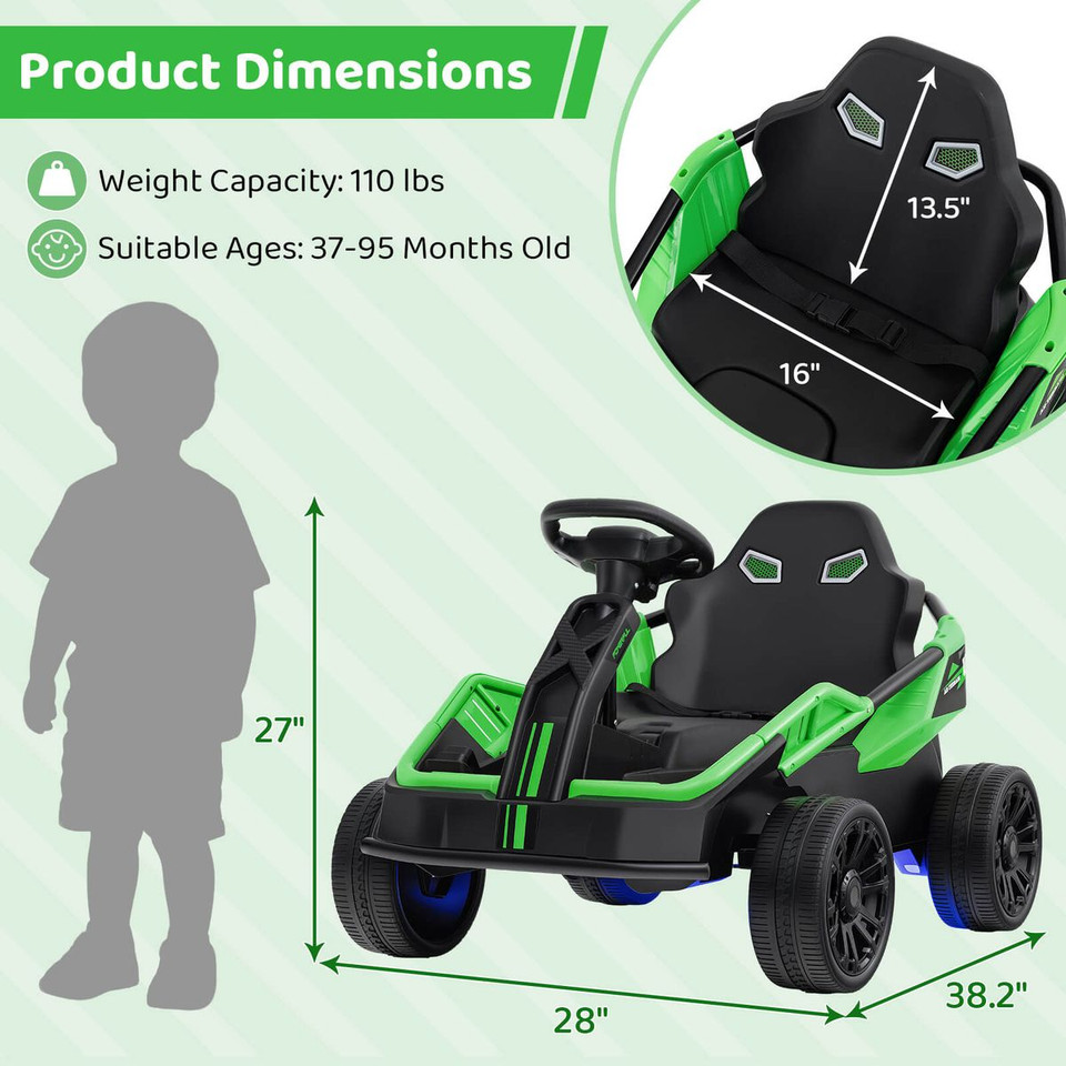 12V Battery Powered Ride-On Car with Remote product image