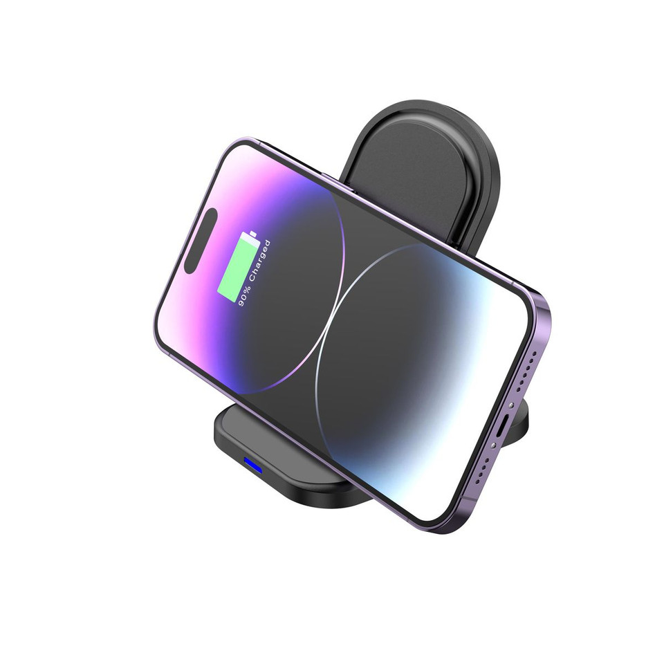  2-in-1 Foldable Wireless Charger and Phone Holder product image